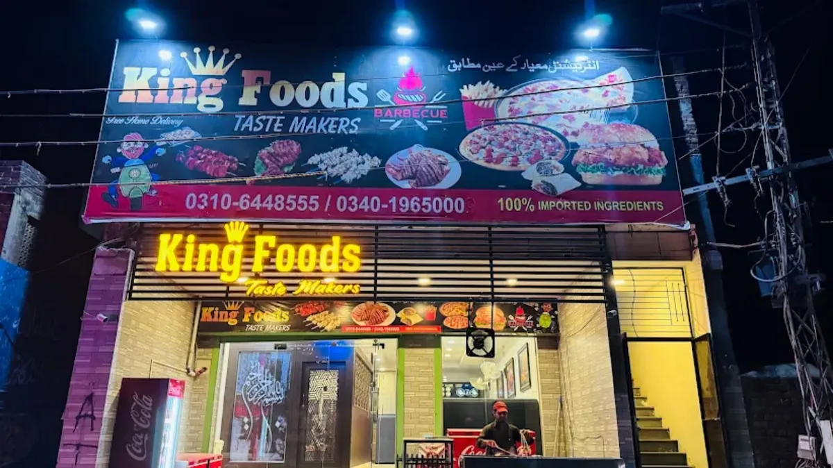 King Foods Taste Makers storefront in Ahmed Nagar Chattha